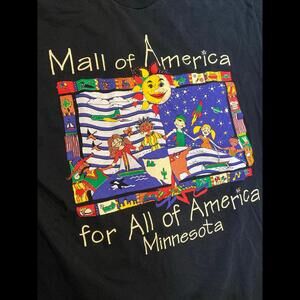 Vintage single stitch mall of america t-shirt extra large xl